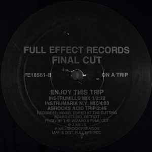 FINAL CUT, Enjoy This Trip (Full Effect Records ; FE18561, US 1988) 12" /VG - Image 2