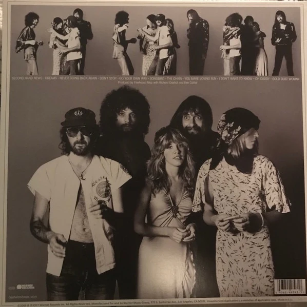 FLEETWOOD MAC, Rumours (Warner Records; 9362-49793-5, Worldwide 2000s Reissue, Insert) LP EX/VG+ - Image 2