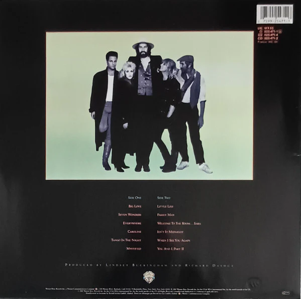 FLEETWOOD MAC, Tango In The Night (Warner Bros. Records; WX 65, Europe 1987, Inner) LP VG/VG+ - Image 2