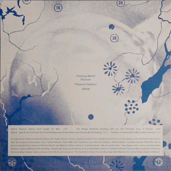 FLOATING WORLD PICTURES, Pastoral Galleon (Friendly Recordings; FR018, UK 2024, Fold Over Sleeve, Limited Edition of 250) 12" VG+/VG+ - Image 2