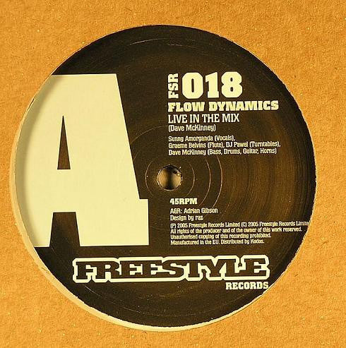 FLOW DYNAMICS, Live In The Mix (Freestyle Records; FSR 018, UK 2005, Company Sleeve), SALE - Up to 50% Off the Original Price  12" VG/VG