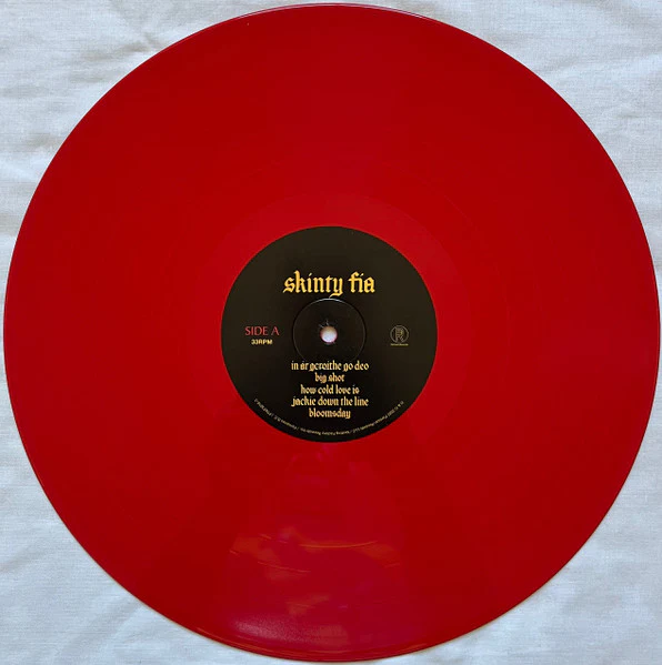 FONTAINES D.C., Skinty Fia (Partisan Records; PTKF3016-3, USA & Europe 2022, Inner, Red Vinyl) LP VG+/VG+ - Image 3