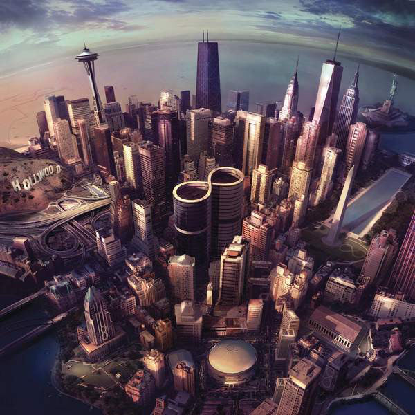 FOO FIGHTERS, Sonic Highways (Roswell Records; 88843-09008-1, US 2014, Infinity Variant Gatefold Sleeve, Inner) LP VG+/VG+