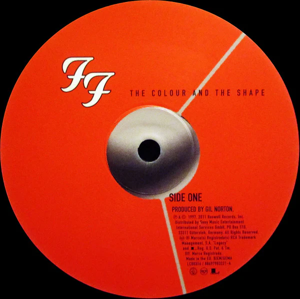FOO FIGHTERS, The Colour And The Shape (RCA; 88697983221, Europe 2015 Reissue) 2xLP NEW/NEW - Image 3