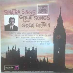 FRANK SINATRA, Sinatra Sings Great Songs From Great Britain (Reprise Records; P-7721, Japan 1985 Reissue, Insert, with OBI) LP VG+/VG - Image 2