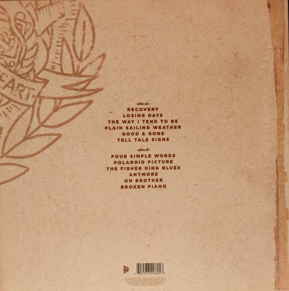FRANK TURNER, Tape Deck Heart (Xtra Mile Recordings; XMRPD001LP, UK 2000s Reissue, Inner, LC00309 on label) LP VG+/VG - Image 2