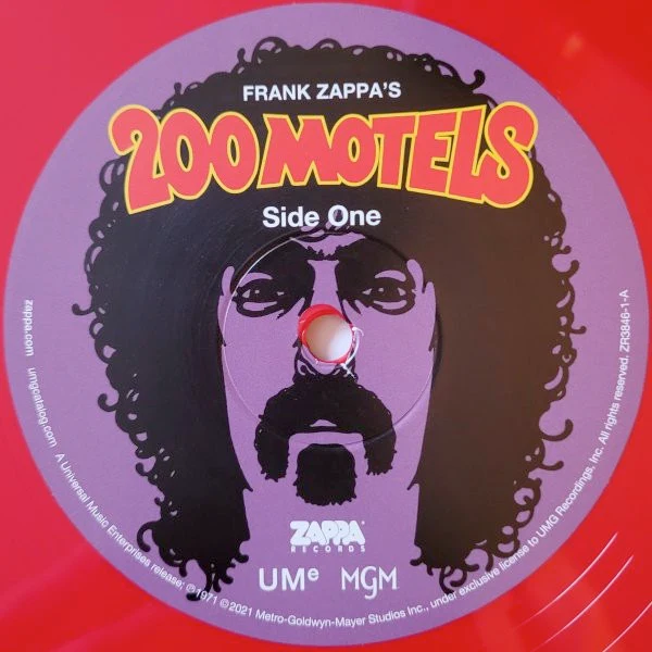 FRANK ZAPPA, 200 Motels Soundtrack (Zappa Records; 0602438384068, Europe 2026 Reissue, Gatefold, Booklet, Poster, 180 Gram Red Vinyl) 2xLP NEW/NEW - Image 3