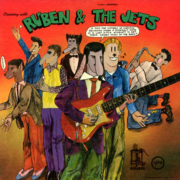 FRANK ZAPPA AND THE MOTHERS OF INVENTION, Cruising With Ruben and the Jets (Verve Blue and Silver; V6/5055X, US 1968, Gatefold, Waddell Pressing) LP G/VG