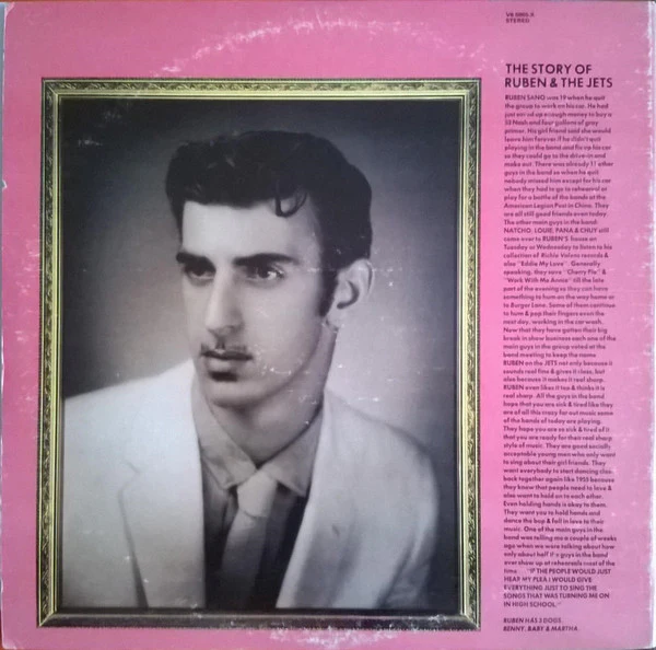 FRANK ZAPPA AND THE MOTHERS OF INVENTION, Cruising With Ruben and the Jets (Verve Blue and Silver; V6/5055X, US 1968, Gatefold, Waddell Pressing) LP G/VG - Image 2