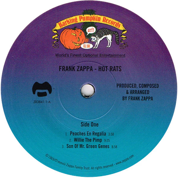 FRANK ZAPPA, Hot Rats (Zappa; ZR 3841-1,  2000s, Gatefold, 180 Gram Vinyl) LP NEW/NEW - Image 3