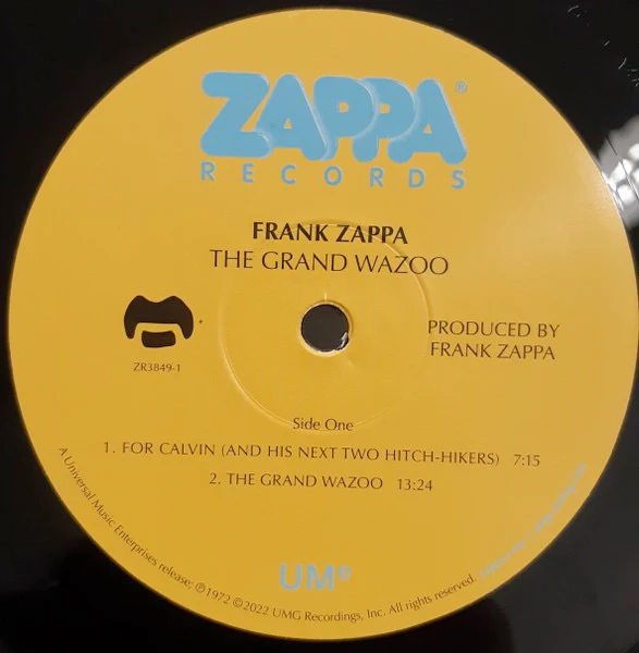 FRANK ZAPPA, The Grand Wazoo (Zappa Records; 4813974, Europe 2022 Reissue, Gatefold, Black Vinyl) LP NEW/NEW - Image 3