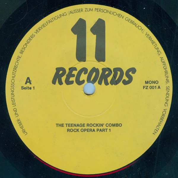 FRANK ZAPPA, The Teenage Rockin' Combo Concert Paris (11 Records; FZ 001,  1980s, Limited Edition, Unofficial Release) LP VG/VG - Image 3