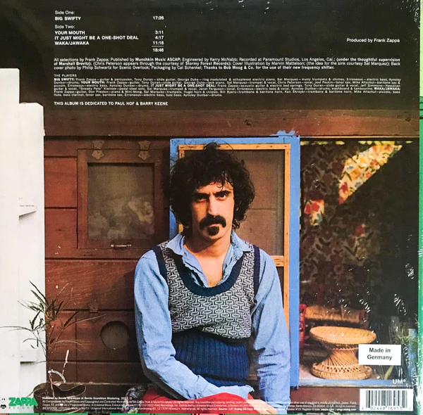 FRANK ZAPPA, Waka / Jawaka (UMe; ZR38481-B, USA & Europe 2022 Reissue, Insert,  Limited Edition, Remastered, Stereo, Green Transparent [Clear Green], 180g) LP NEW/NEW - Image 2