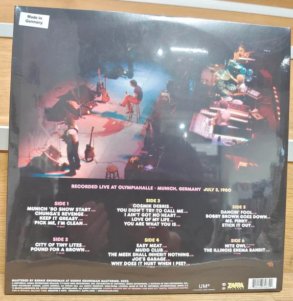 FRANK ZAPPA, Zappa '80 Munich (Zappa Records; ZR20042-2, Europe 2023, Inner), SALE - Up to 50% Off the Original Price  LP NEW/NEW - Image 2