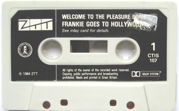 FRANKIE GOES TO HOLLYWOOD, All In The Mind, All In The Body (Frankie Goes To Hollywood In The Pleasure Dome) (ZTT; CTIS 107, UK 1985) Cassette VG+/VG+ - Image 3