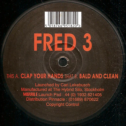 FRED (CARI LEKEBUSCH), Fred 3 (Missile Records; Missile 6, UK 1995) 2x12" /G+