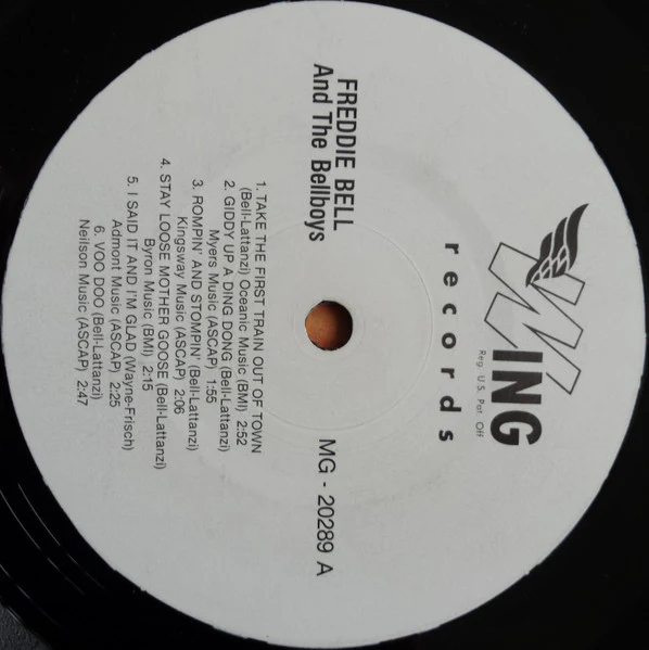 FREDDIE BELL AND THE BELLBOYS, Rock And Roll...All Flavors (Wing Black and White Label; MG 20289, US 1970s Reissue), SALE - Up to 50% Off the Original Price LP VG+/VG - Image 3