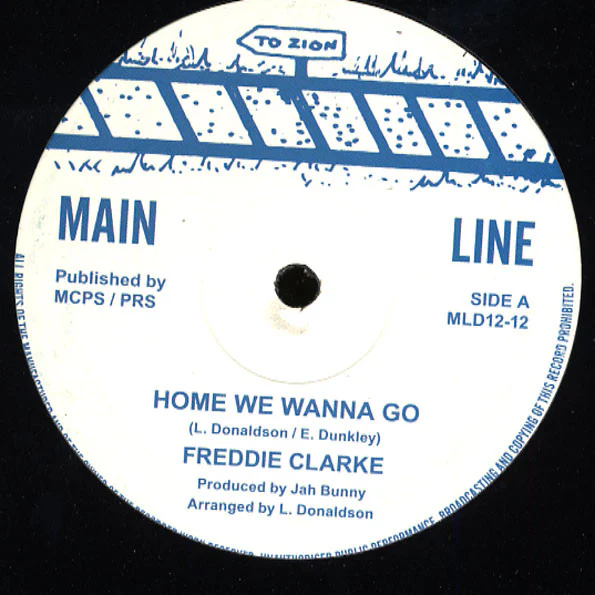 FREDDIE CLARKE / DEBBIE RIVERS, Home We Wanna Go / Jah Light Shining On Me (Main Line; MLD12-12, UK 2013) 12" /VG