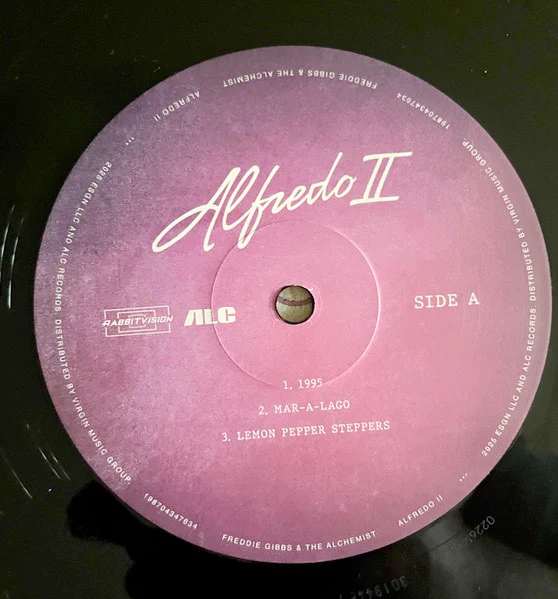 FREDDIE GIBBS & THE ALCHEMIST, Alfredo II (ESGN; 198704347634, Worldwide 2025, 2 Inners & Insert) 2xLP NEW/NEW - Image 3