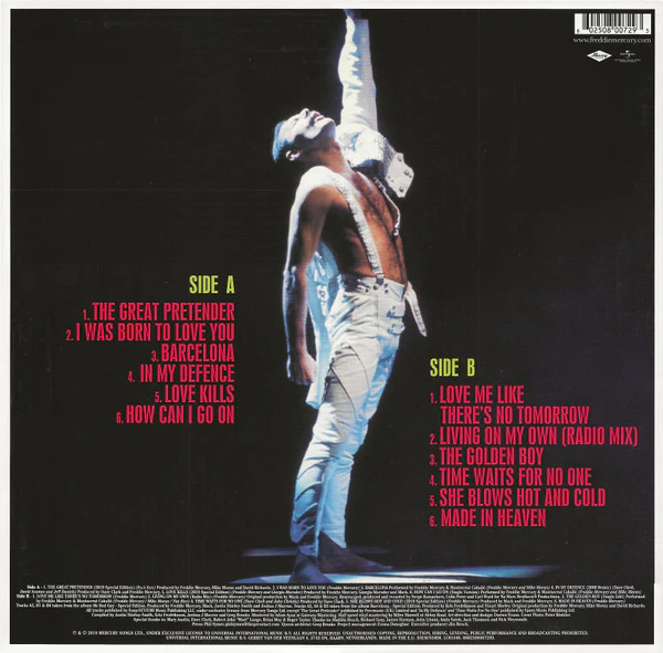 FREDDIE MERCURY, Never Boring (Mercury; 0602508007293, Europe 2019, Die cut Sleeve in Stickered Plastic Sleeve, Picture Disc, Ltd to 2019, Numbered) LP VG+/VG+ - Image 2