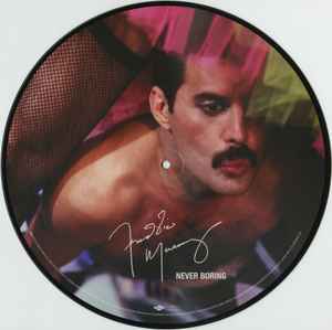 FREDDIE MERCURY, Never Boring (Mercury; 0602508007293, Europe 2019, Die cut Sleeve in Stickered Plastic Sleeve, Picture Disc, Ltd to 2019, Numbered) LP VG+/VG+ - Image 3