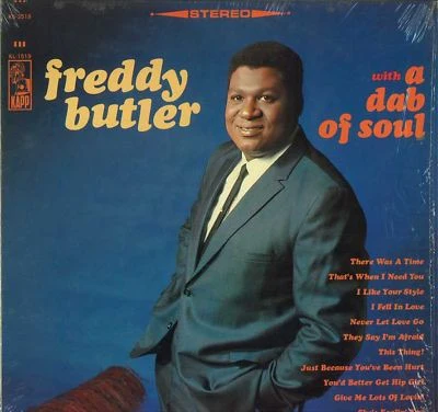FREDDY BUTLER, With A Dab Of Soul (Kapp Records; KS-3519, US 1967, Pasteback Sleeve) LP G/G