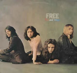 FREE, Fire and Water (Island Pink Rim; ILPS 9120, UK 1971 Reissue, Black Swirl Logo on Label) LP VG/VG