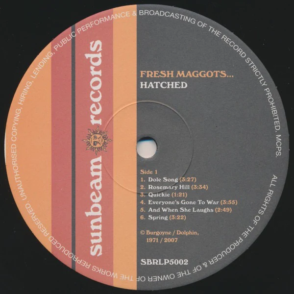 FRESH MAGGOTS, Fresh Maggots (Sunbeam; SBR2LP5002, UK 2007 Reissue, Gatefold) 2xLP VG/G - Image 3
