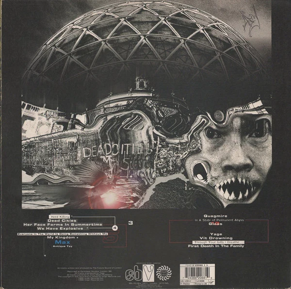 FSOL - FUTURE SOUND OF LONDON, Dead Cities (Virgin; V2814, UK 1996, Gatefold, 2 Inners) 2xLP VG+/VG+ - Image 2