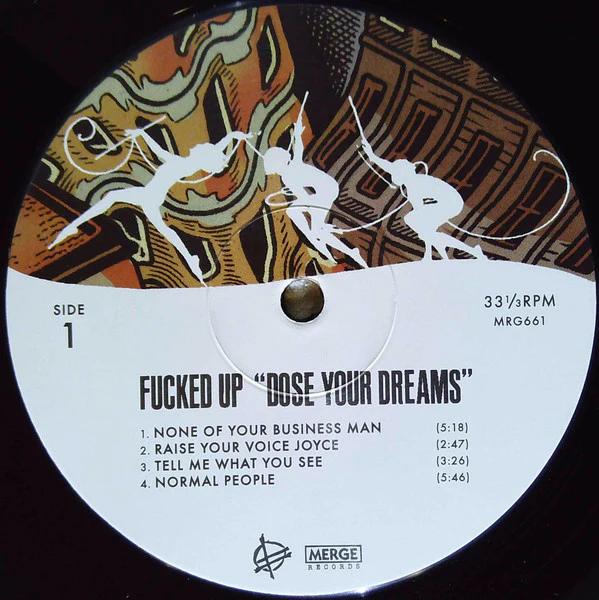 FUCKED UP, Dose Your Dreams (Merge Records; MRG661, USA, Canada & Europe 2018, Gatefold) 2xLP VG+/VG+ - Image 3