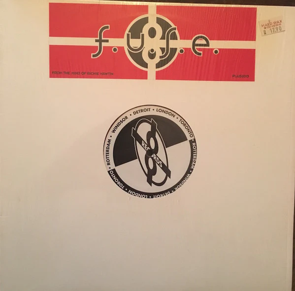 F.U.S.E., Substance Abuse (Plus 8 Records; PLUS8013, Canada 1991, Stickered Plain Sleeve, Limited Edition, Red Vinyl.) 12" VG+/VG+