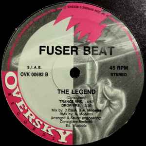 FUSER BEAT, The Legend (Oversky Records ; OVK 00692, Italy 1992) 12" /G+ - Image 2