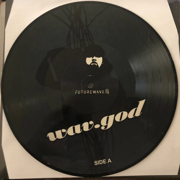 FUTUREWAVE, Wav.God (Official Crate Music; OCM-VRLP-004, US 2018, Stickered Picture Sleeve, Picture Disc) LP VG/VG+ - Image 3