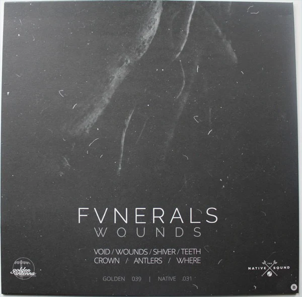 FVNERALS, Wounds (Golden Antenna Records; GOLDEN 039, UK 2016, Insert), SALE - Up to 50% Off the Original Price LP EX/VG - Image 2