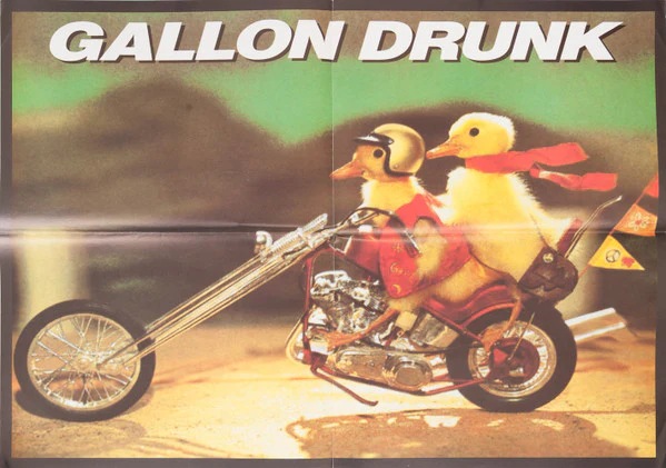 GALLON DRUNK, You, The Night...And The Music (Clawfist; HUNKA LP1, UK 1992, With Poster) LP VG/VG - Image 3