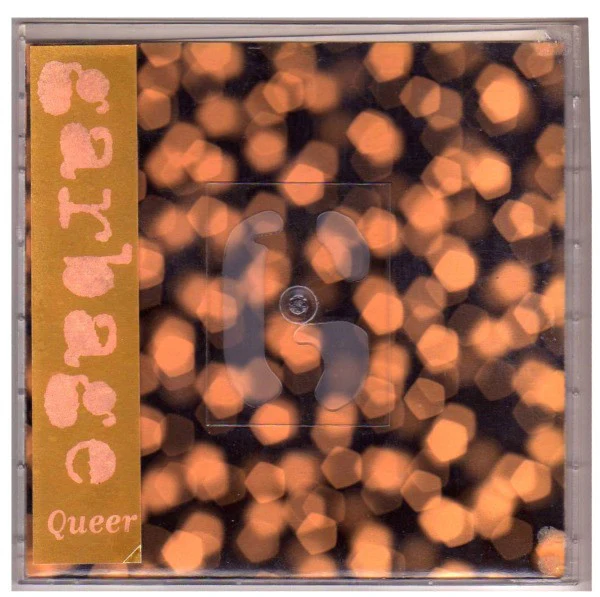 GARBAGE, Queer (Mushroom; SX 1237, UK 1995, Hype Stickered Hard Plastic Outer & Picture Sleeve, Insert, Numbered, Limited Edition) 7" VG/VG
