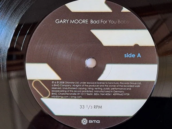 GARY MOORE, Bad For You Baby (BMG; 964140361, Worldwide 2026 Reissue, Inners) 2xLP NEW/NEW - Image 3