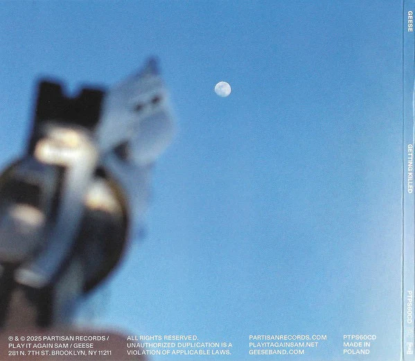 GEESE, Getting Killed (Partisan Records; PTPS60CD, USA & Europe 2025) CD NEW/NEW - Image 2