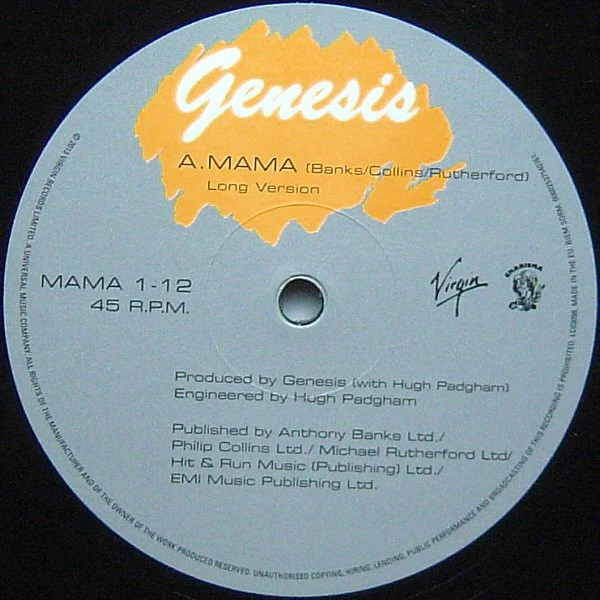 GENESIS, Mama (Virgin; 0602537540761, Europe 2013) LP NEW/NEW - Image 3