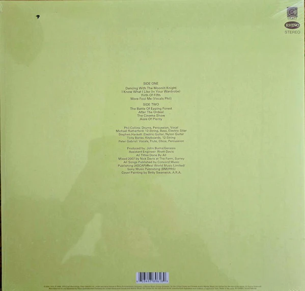 GENESIS, Selling England By The Pound (Rhino; 0603497896189, Europe 2024 Reissue, Standard Sleeve, Insert) LP NEW/NEW - Image 2