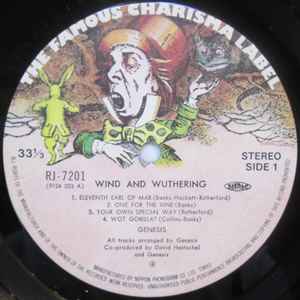 GENESIS, Wind & Wuthering (Charisma; RJ-7201, Japan 1976, Pasteback Sleeve, Insert, NO Obi) LP VG/VG+ - Image 3