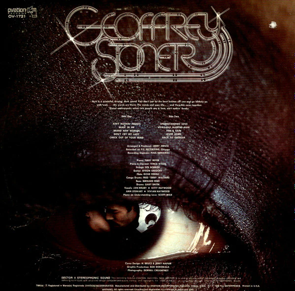GEOFFREY STONER, Ain't Nothin' Freaky (Ovation Records; OV 1721, US 1976) LP VG/VG+ - Image 2