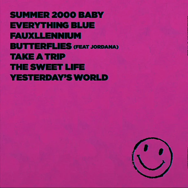 GEORGE CLANTON & TV GIRL, Fauxllennium (Blissful Serenity Industries; none, US 2024, Poster, Pink/Black Splatter) LP NEW/NEW - Image 2