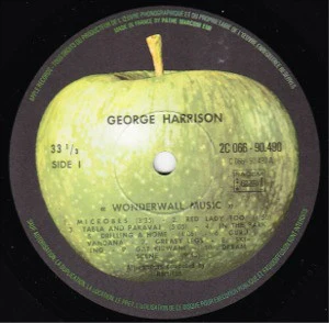 GEORGE HARRISON, Wonderwall Music (Apple; 2C062-90490, France 1970s Reissue, Stereo), SALE - Up to 50% Off the Original Price LP VG/VG - Image 3