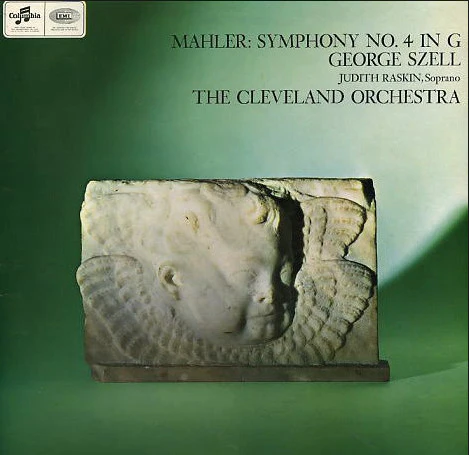 GEORGE SZELL, THE CLEVELAND ORCHESTRA, JUDITH RASKIN, Mahler: Symphony No. 4 In G (Columbia; SAX 5283, UK 1967, Laminated Flipback Sleeve) LP VG+/VG