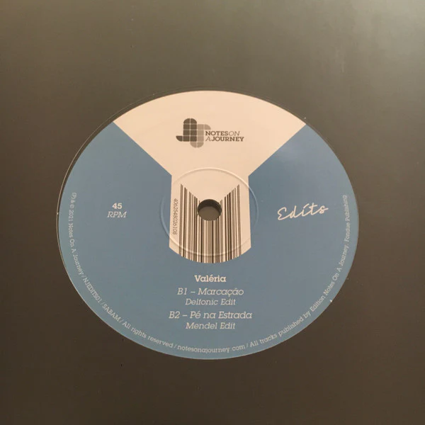 GERMANNU, VAL RIA, Edits (Notes On A Journey; NJEDITS01, Germany 2021, Plain Sleeve), SALE - Up to 50% Off the Original Price 12" EP /VG+ - Image 2