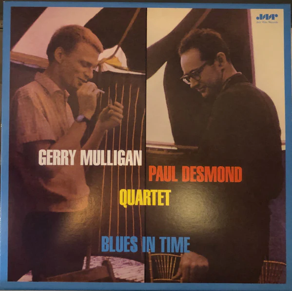 GERRY MULLIGAN - PAUL DESMOND QUARTET, Blues In Time (Jazz Wax Records; JWR 4518, Europe 2009 Reissue) LP VG/VG+