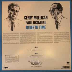 GERRY MULLIGAN - PAUL DESMOND QUARTET, Blues In Time (Jazz Wax Records; JWR 4518, Europe 2009 Reissue) LP VG/VG+ - Image 2