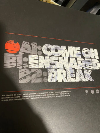 GHOST IN THE MACHINE, Chase Scene Morality EP (Perc Trax; TPT095, UK 2023, Red Vinyl), SALE - Up to 50% Off the Original Price 12" EP VG+/VG+ - Image 2