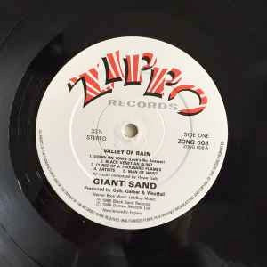 GIANT SAND, Valley Of Rain (Zippo White Labels; ZONG008, UK 1986), SALE - Up to 50% Off the Original Price  LP VG/VG+ - Image 3